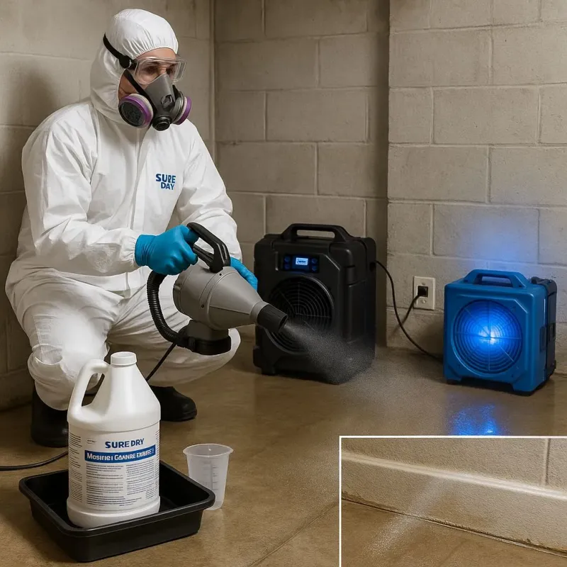 Sanitization and Odor Removal process in Nolensville, TN
