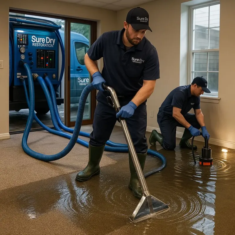 Water Extraction and Removal process in Nolensville, TN